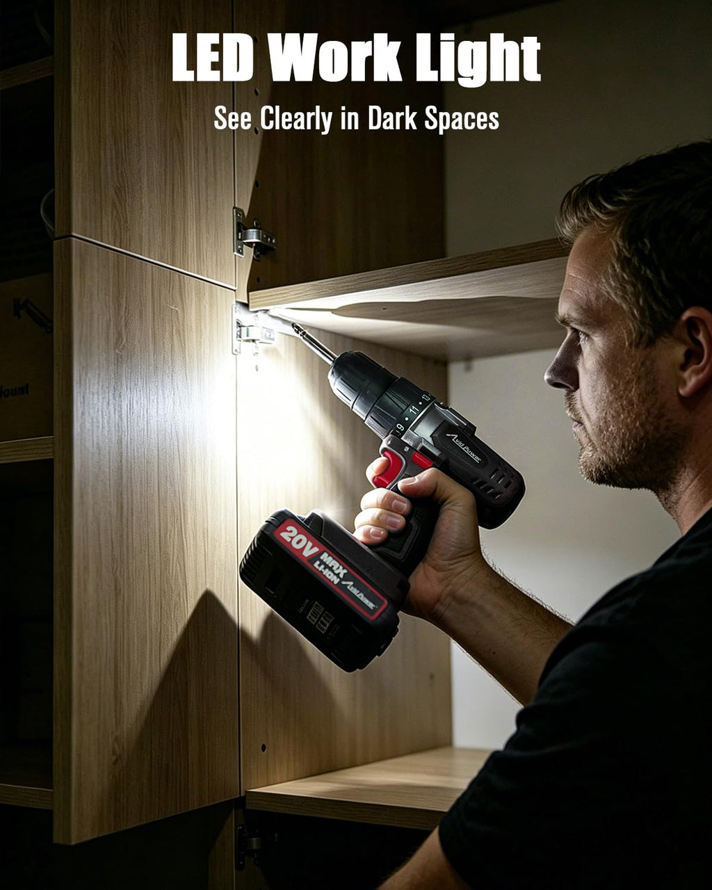 20V Cordless Electric Drill Set V501