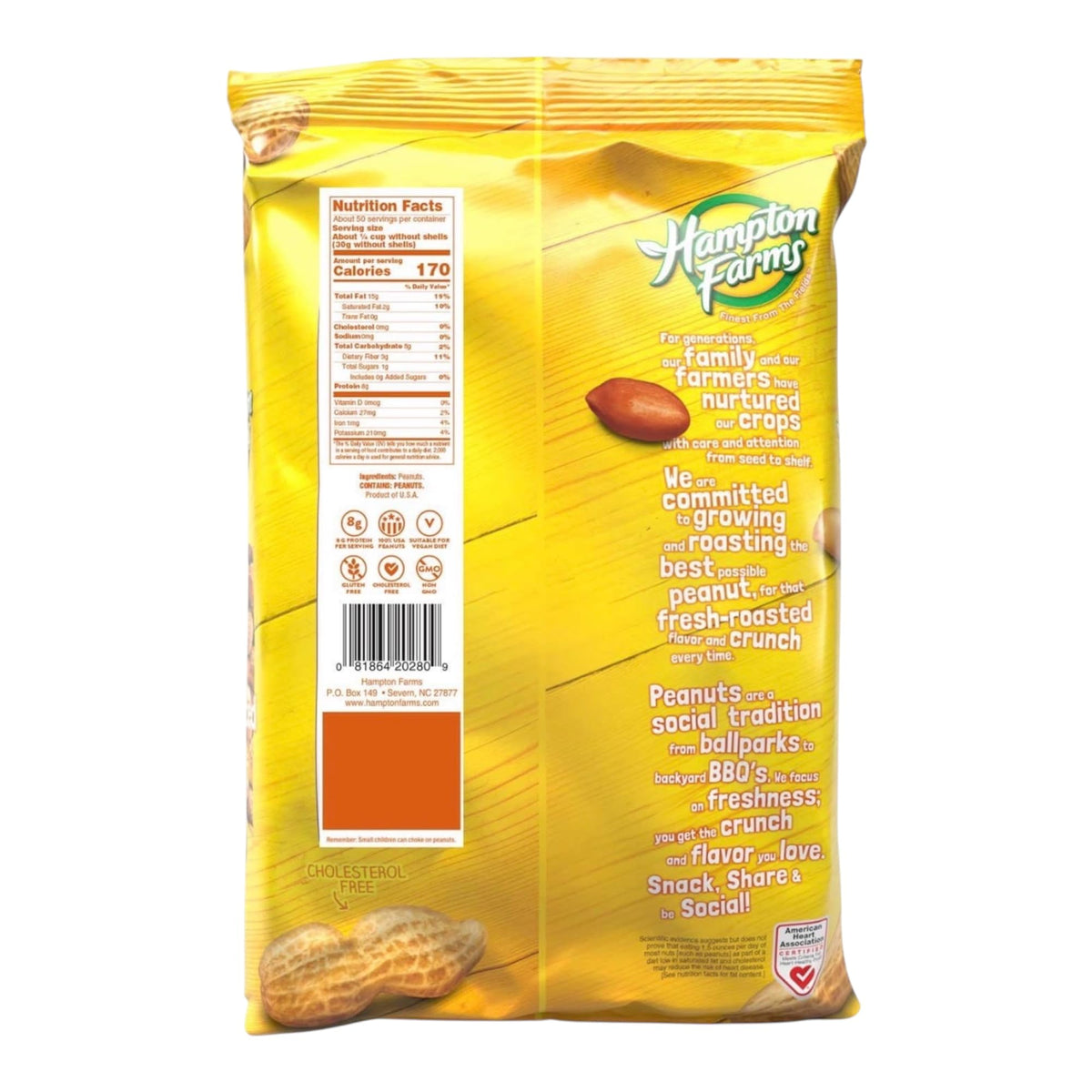 Unsalted In-Shell Peanuts 5 lb Bag Pack of 2 W944731