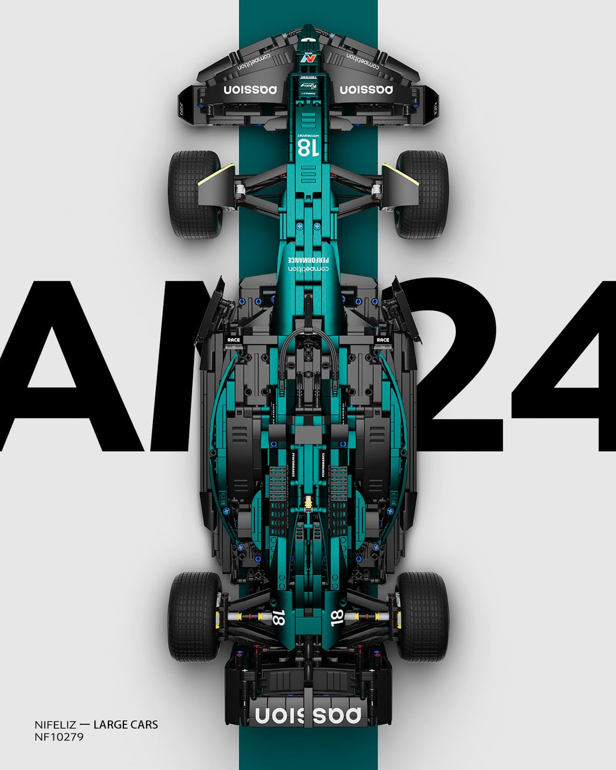 Formula 1 Racing Car Building Set K829963