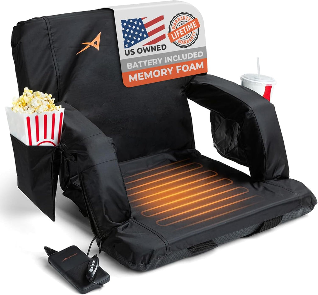 Heated Stadium Seats for Bleachers with Back Support W3110