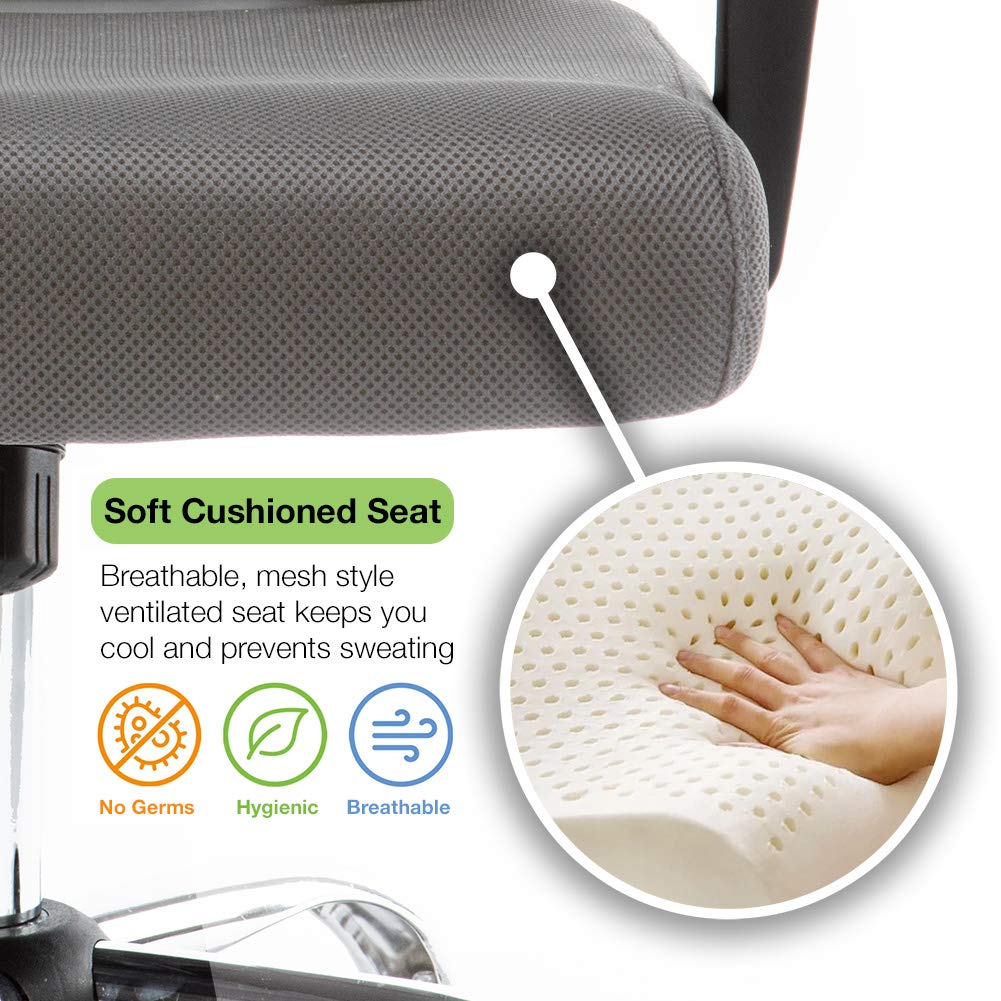 Black Blue Ergonomic Mesh Office Chair D665