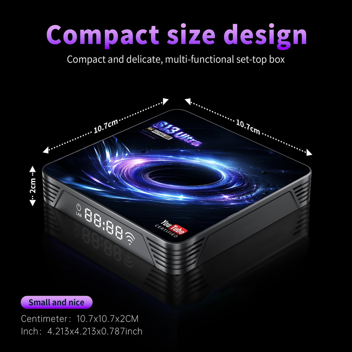 Android TV Box 4K Streaming Device W40284