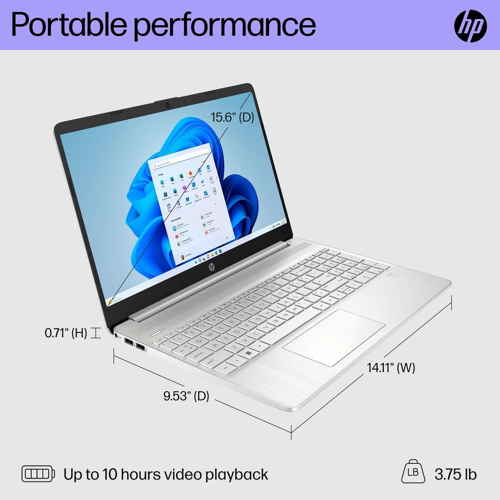 15.6" FHD Laptop, Intel Core i3, 8GB RAM, 256GB SSD M4529