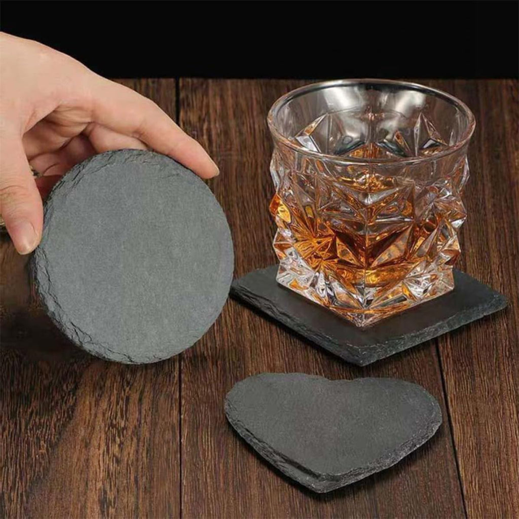 Natural Stone Drink Coasters Set V623740