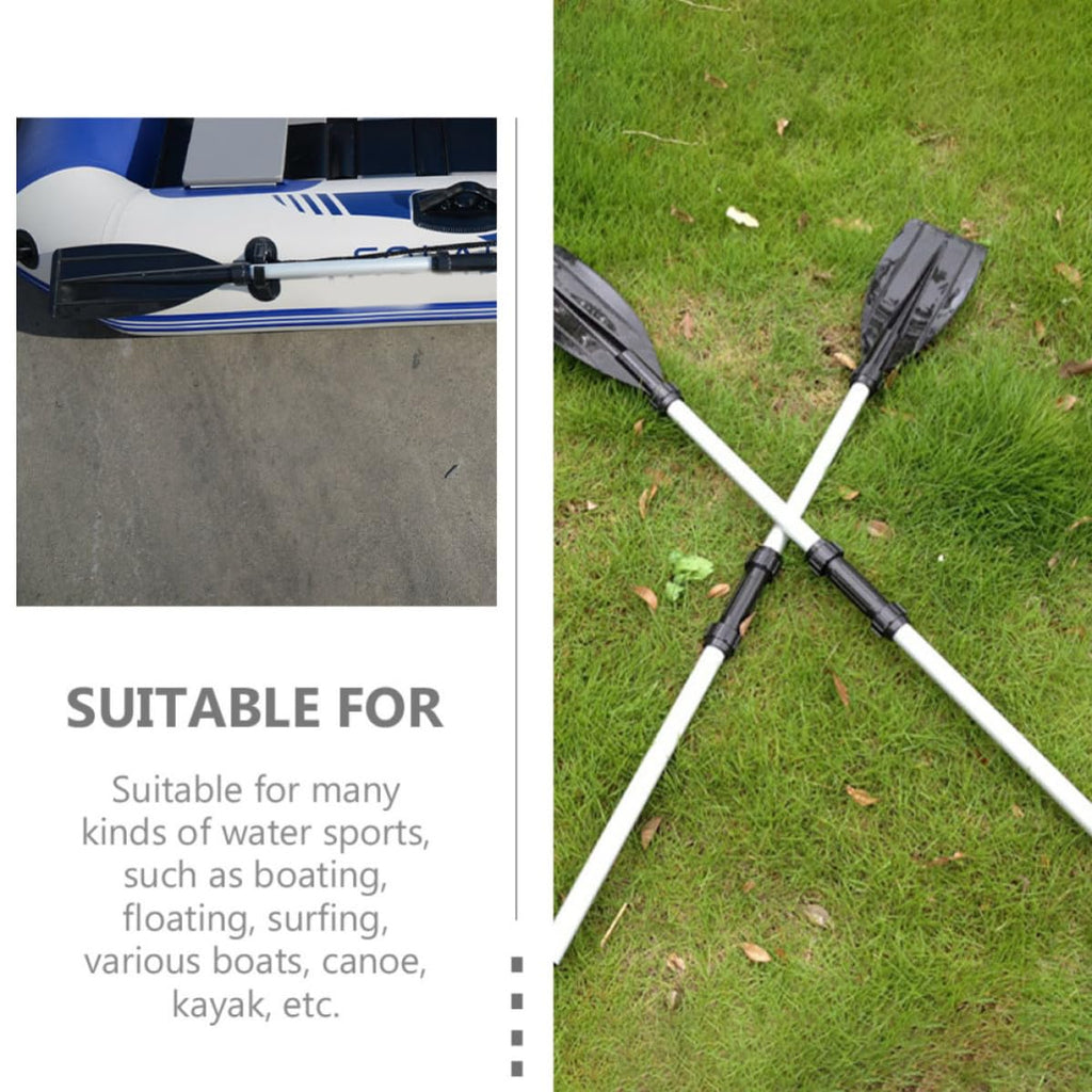 2pcs Telescopic Aluminum Alloy Adjustable Kayak Paddles D94073