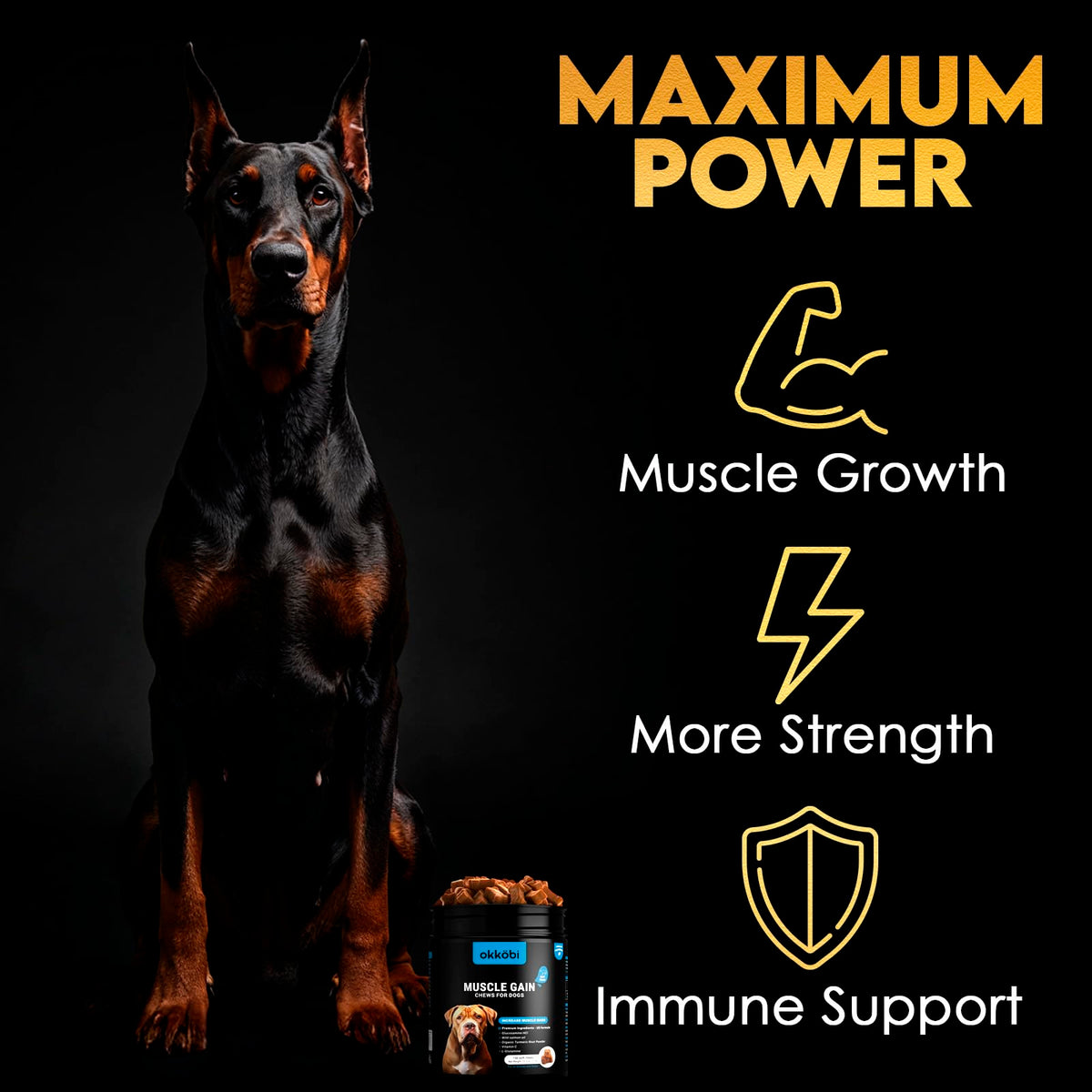 High Calorie Chicken Chews for Dogs 150ct P229