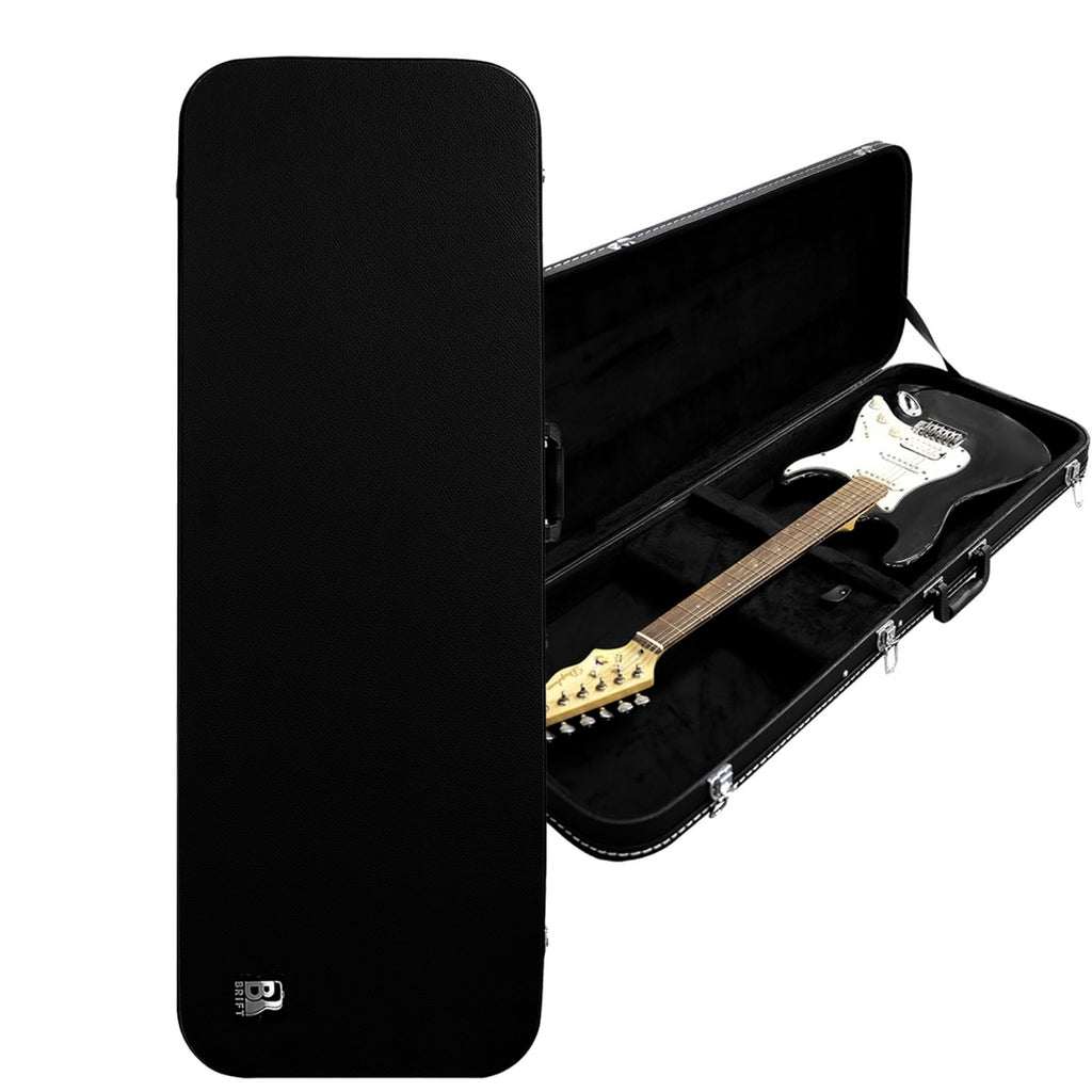 39 Inch Wooden Hard Shell Electric Guitar Case with Lock Latch X522