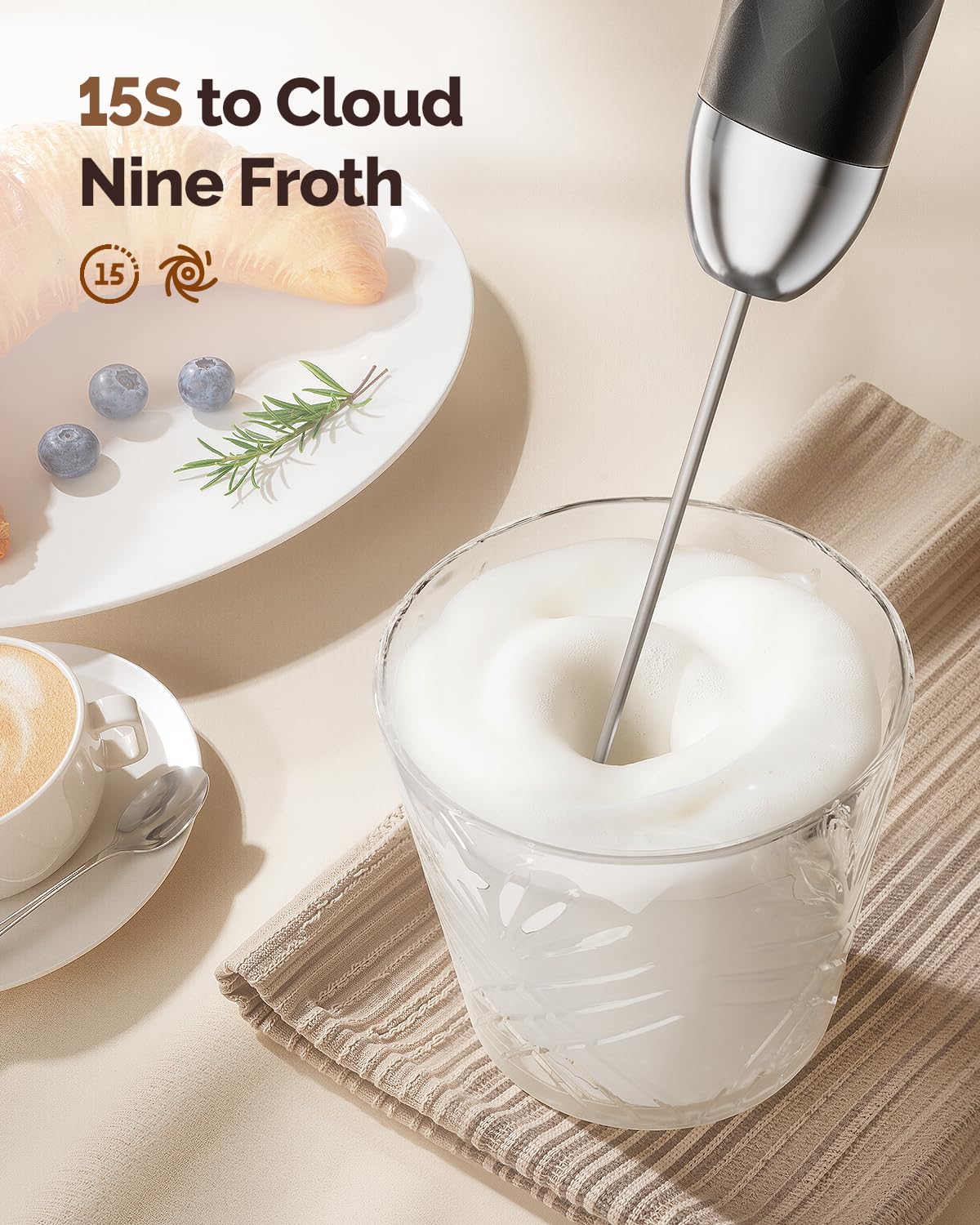 Rechargeable Milk Frother B82641