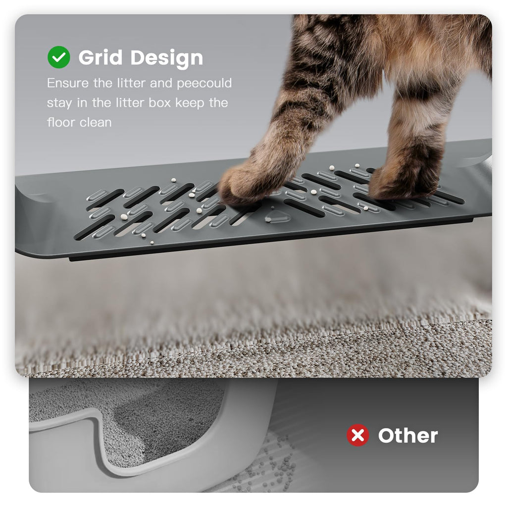 Stainless Steel Litter Box with Lid J160634