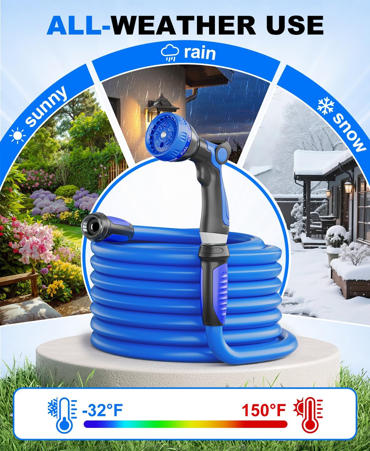Garden Water Hose 100 ft x 5/8" M96745