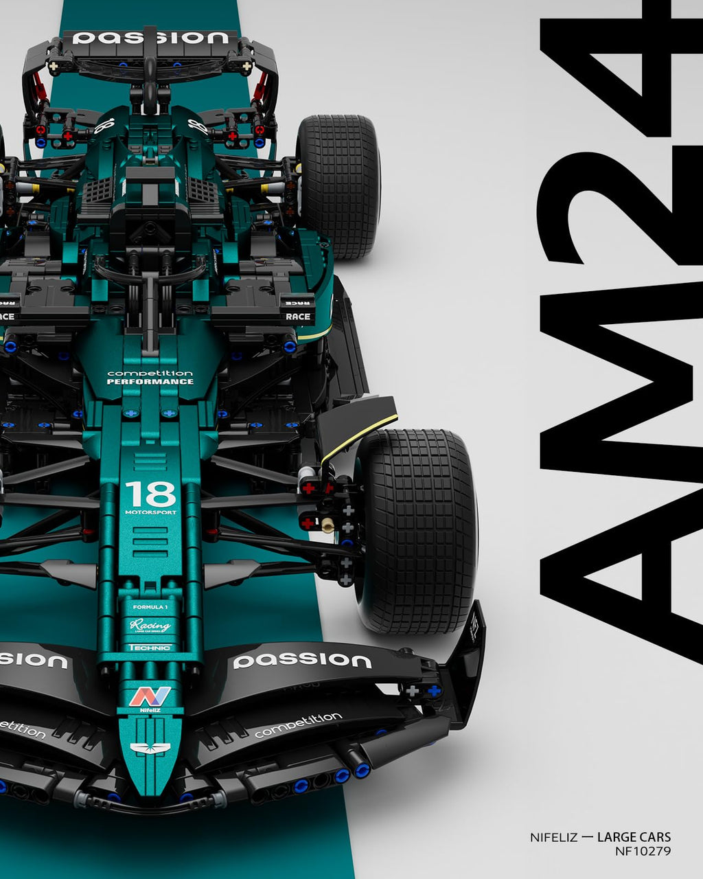 Formula 1 Racing Car Building Set K829963