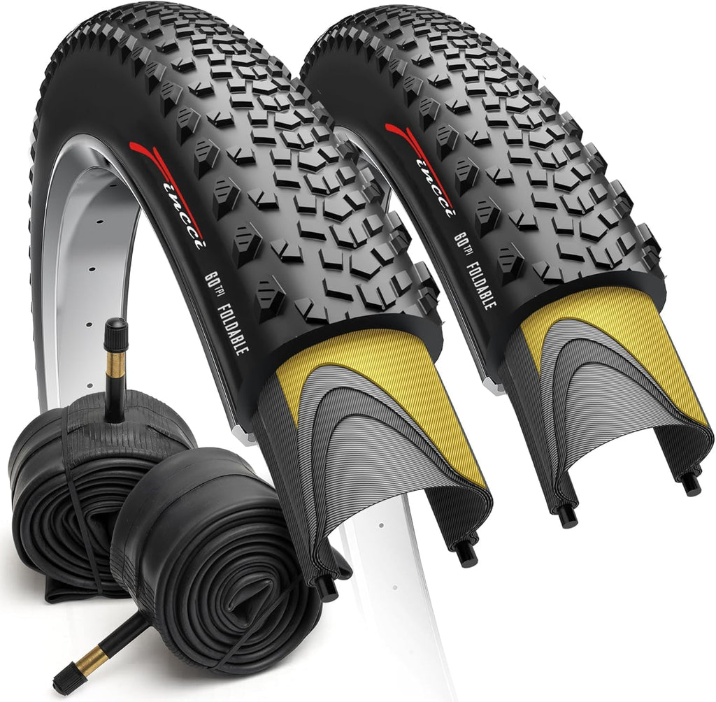700x40c Gravel Bike Tire & Tubes Schrader Foldable 28" B82785