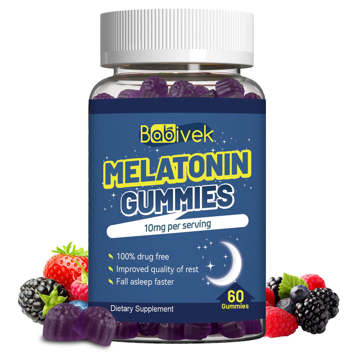 10mg Melatonin Gummies 60 Count L79294