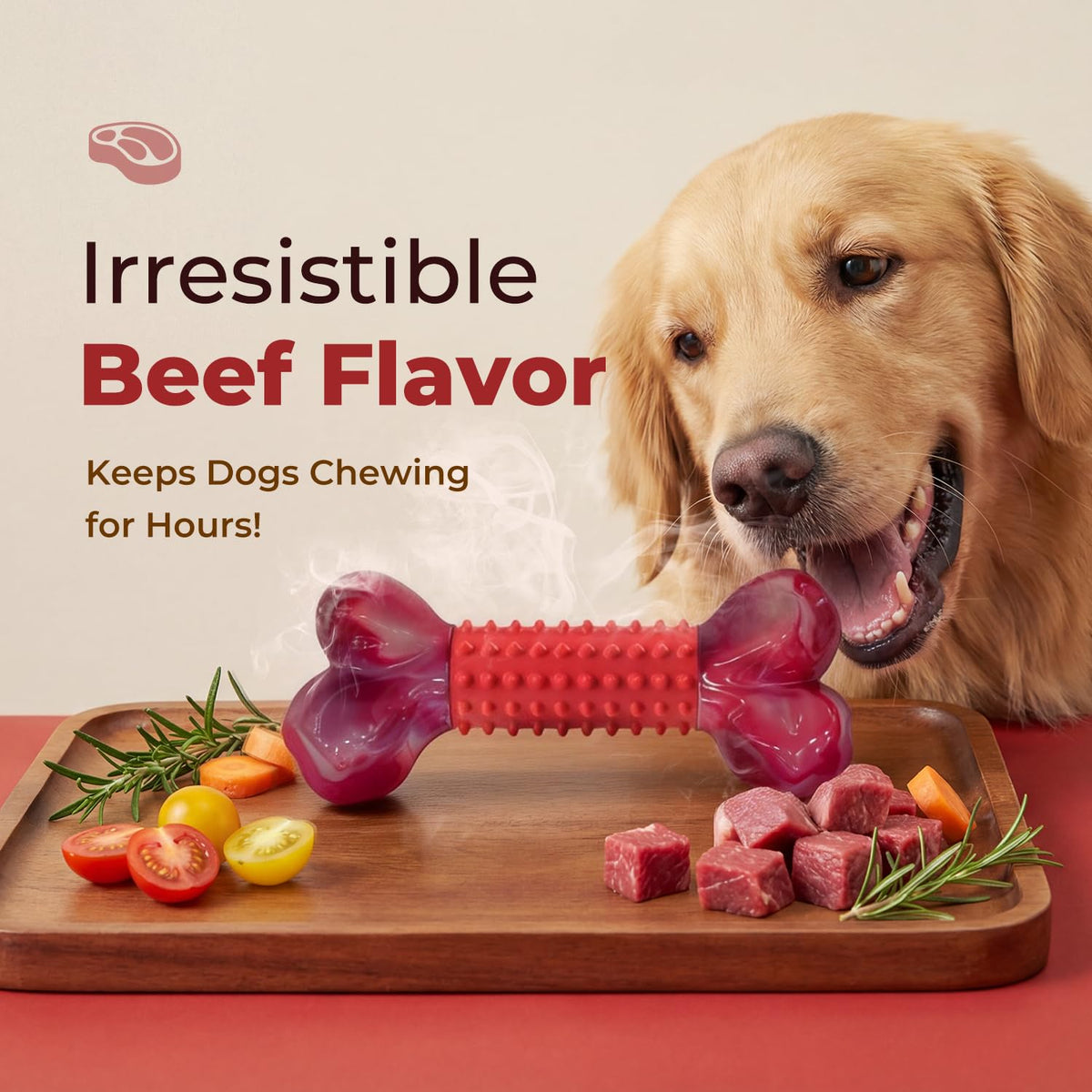 Beef Flavored Dog Chew Toys E756