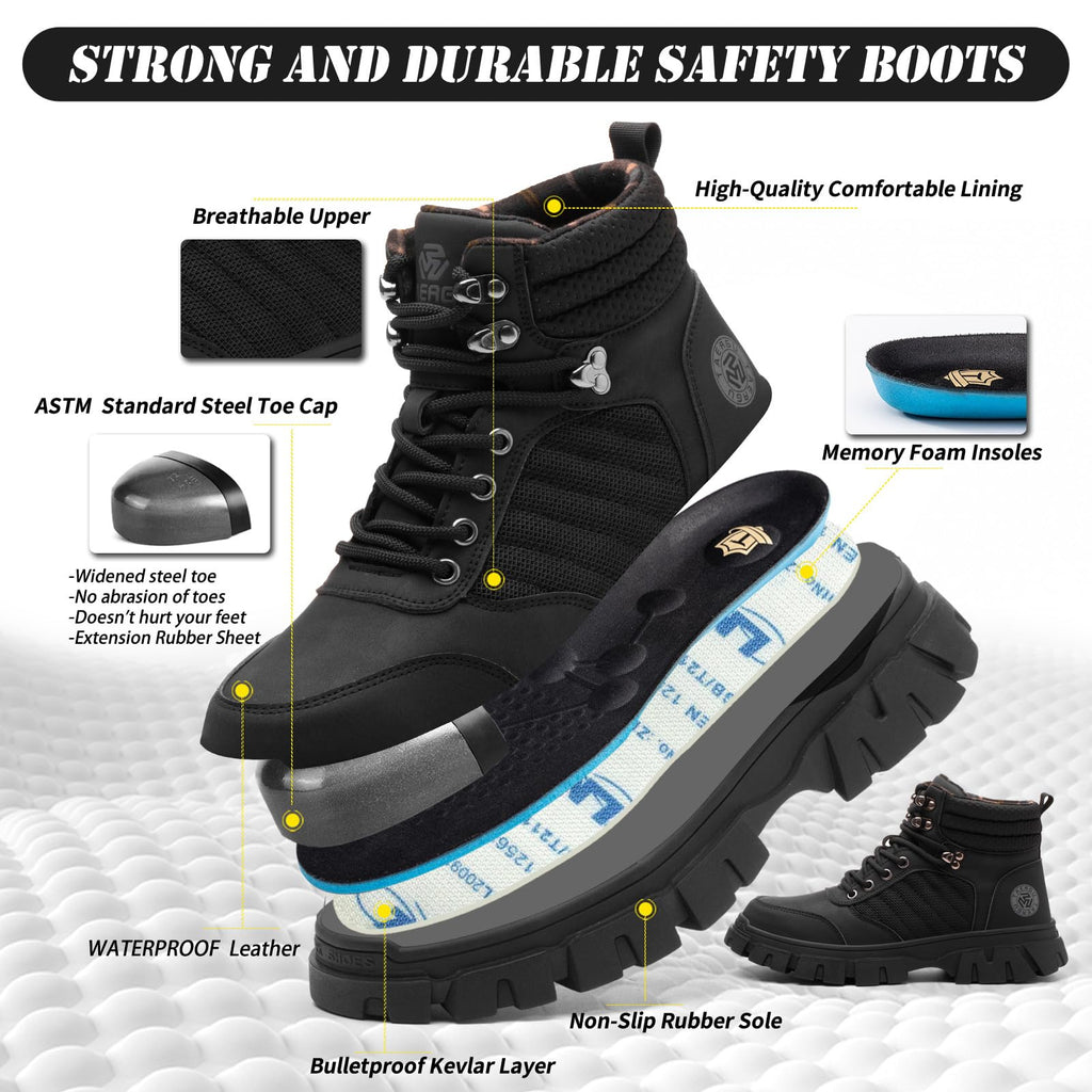 Waterproof Steel Toe Work Boots M769