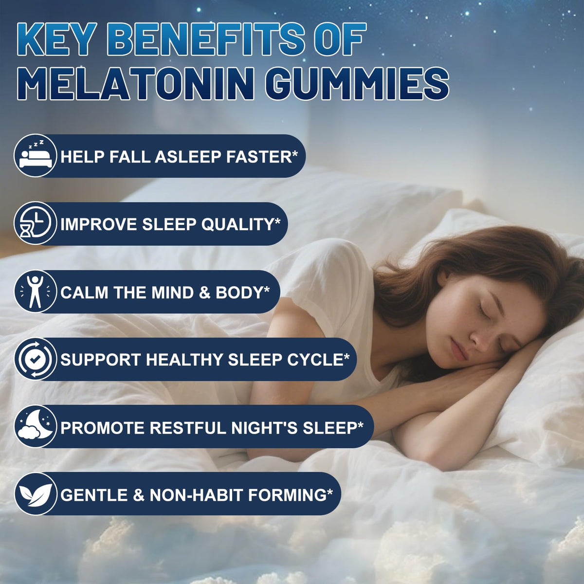 10mg Melatonin Gummies 60 Count L79294