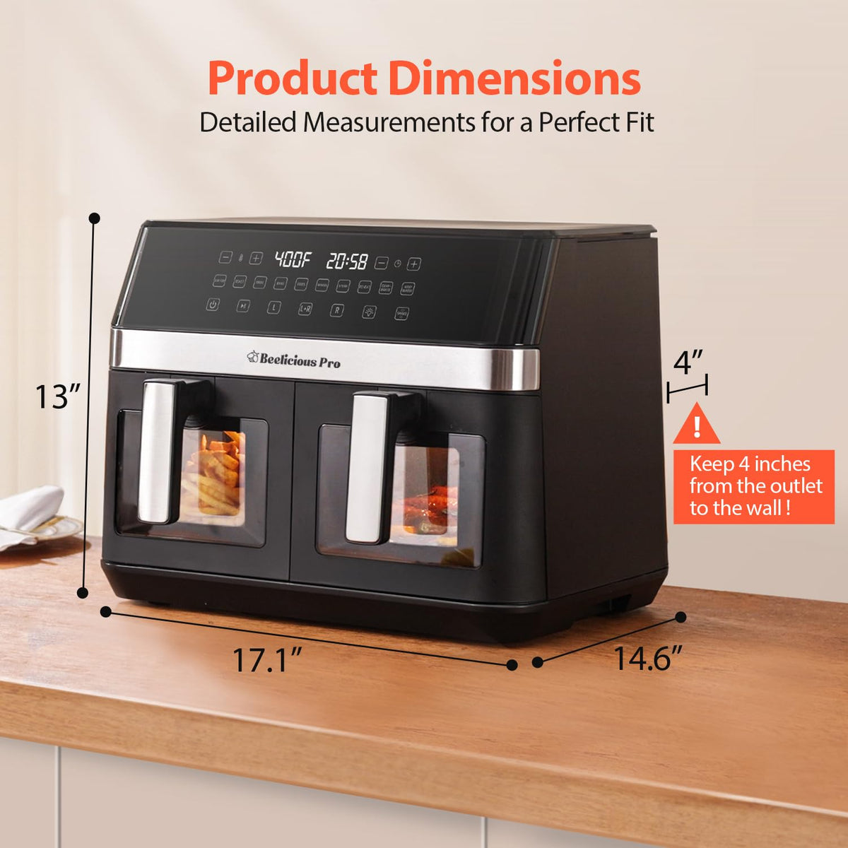 12QT Large Dual Air Fryer K11601