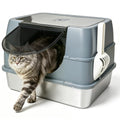 Stainless Steel Enclosed Litter Box R5016