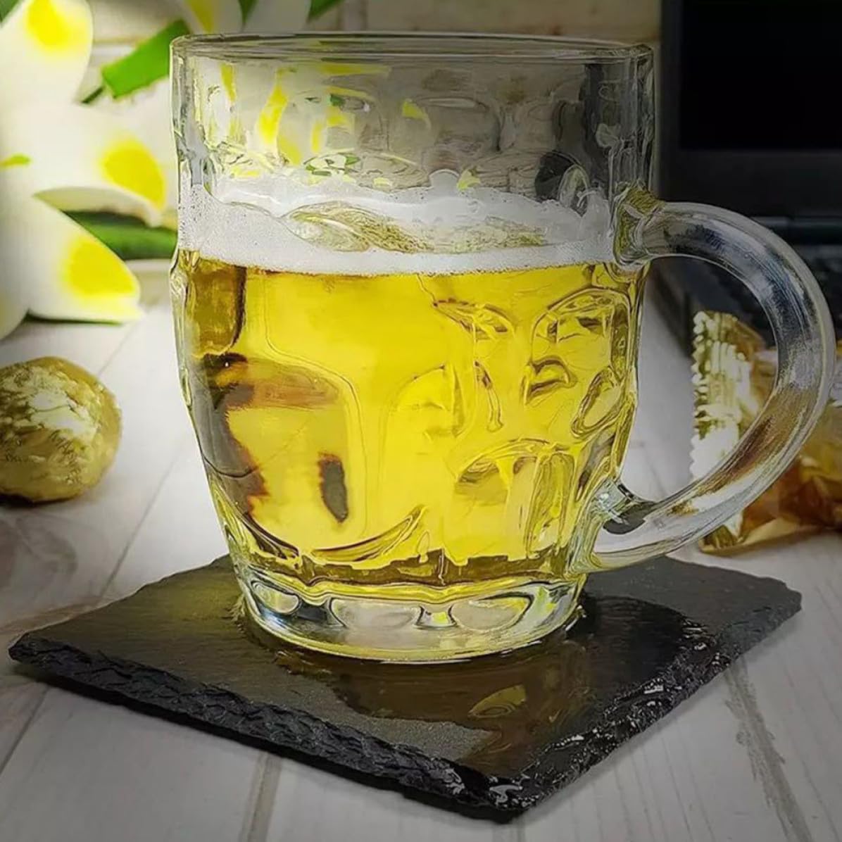 Natural Stone Drink Coasters Set V623740