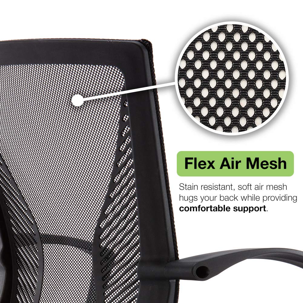 Black Blue Ergonomic Mesh Office Chair D665