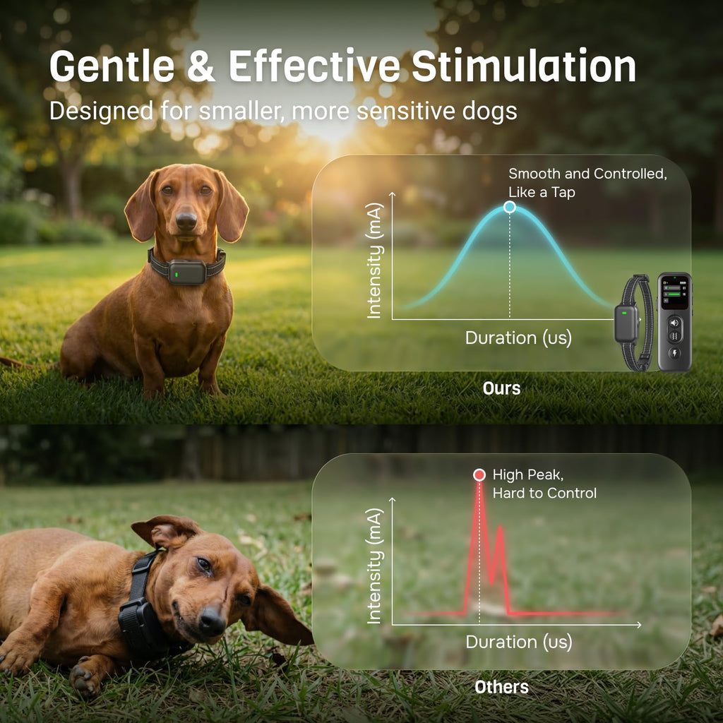 Ultra-Small IPX8 Dog Training Collar with Beep & Vibration & Shock I62098