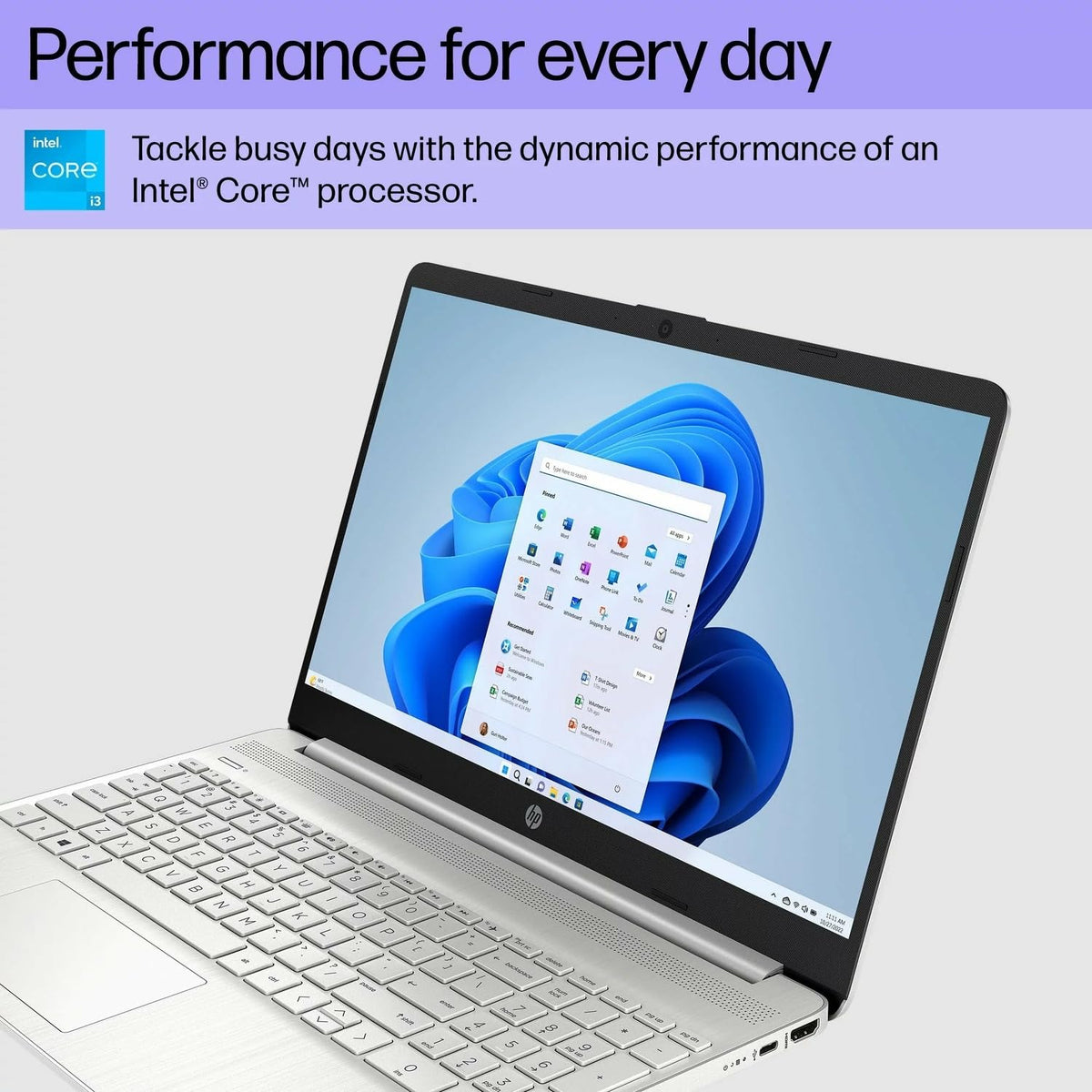15.6" FHD Laptop, Intel Core i3, 8GB RAM, 256GB SSD M4529