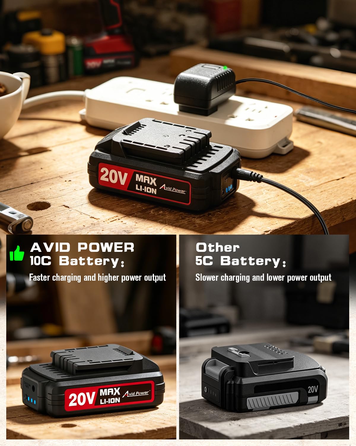 20V Cordless Electric Drill Set V501