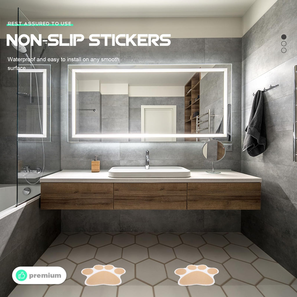Dog Paw Non Slip Bathtub Stickers with Scraper R775920