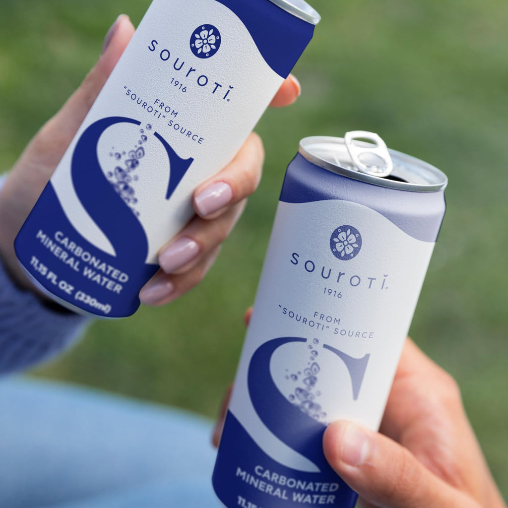 Unflavored Carbonated Mineral Water 6-Pack 330ml Tins L905887