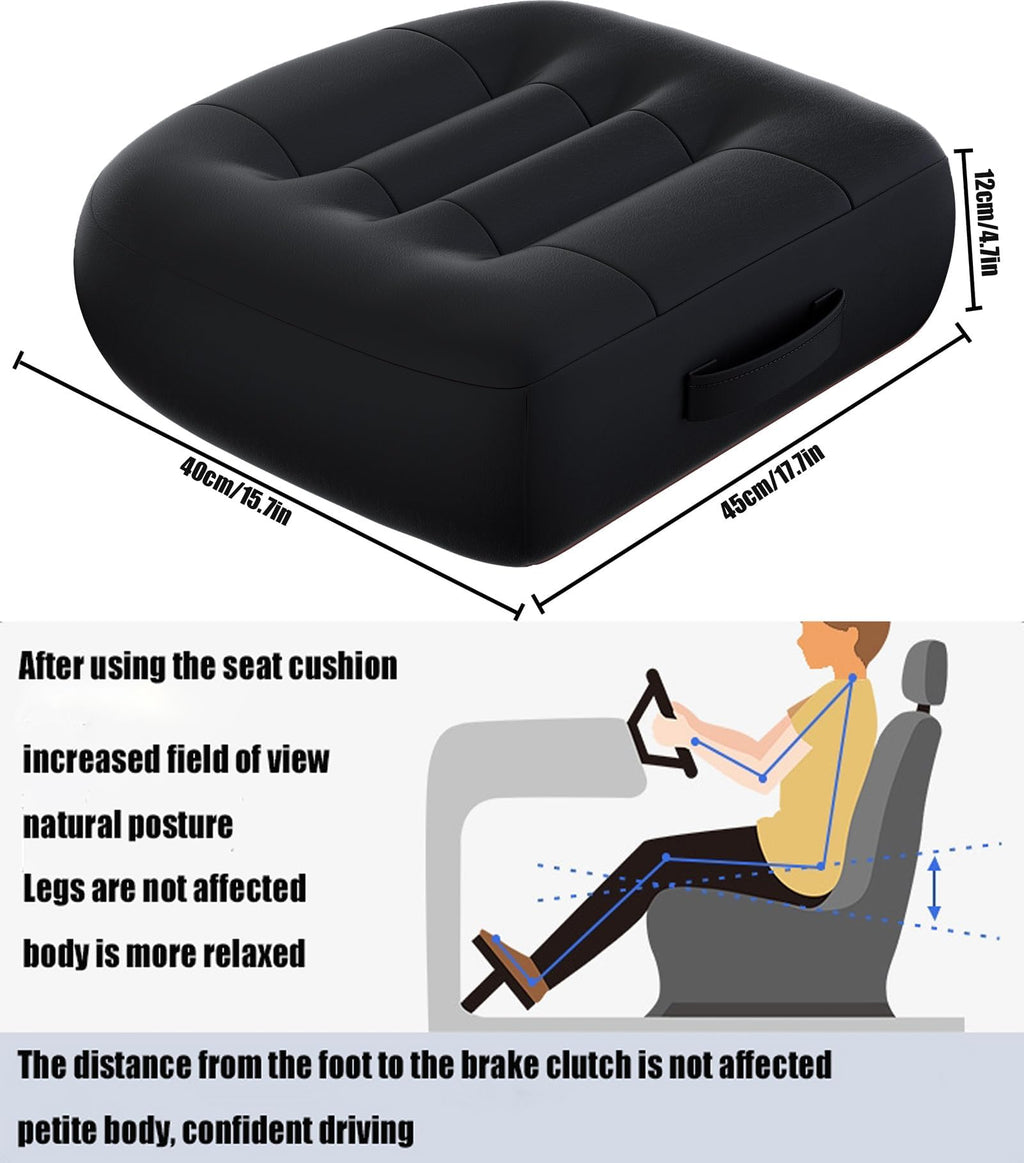 Black Inflatable Booster Seat Cushion B918463