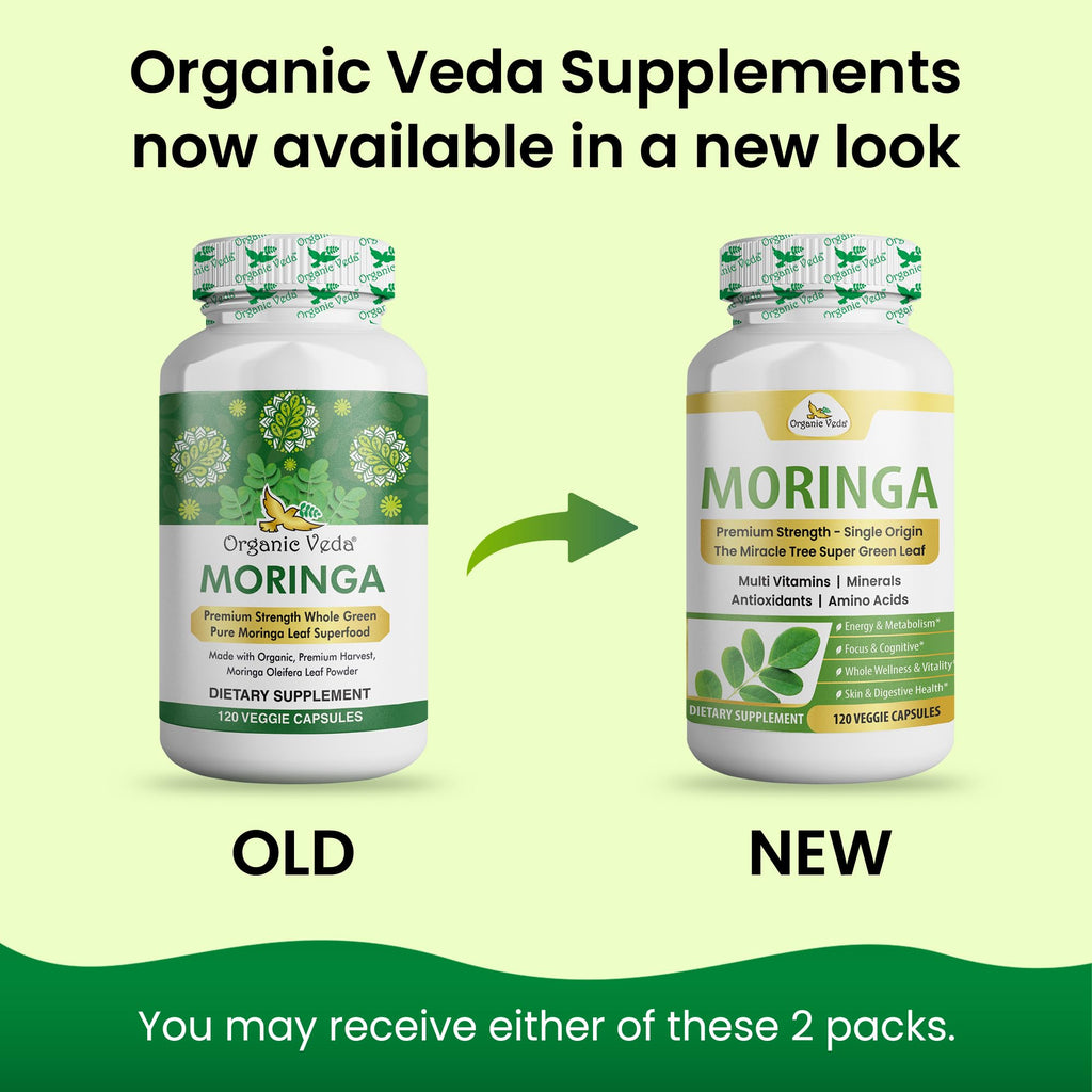 1000mg Organic Moringa Capsule 120 Vegan Capsule X720