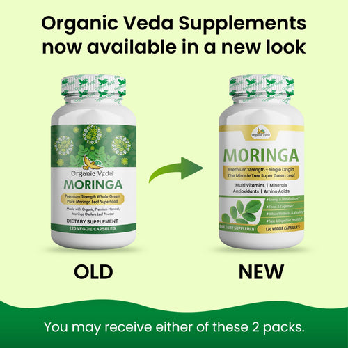 1000mg Organic Moringa Capsule 120 Vegan Capsule X720