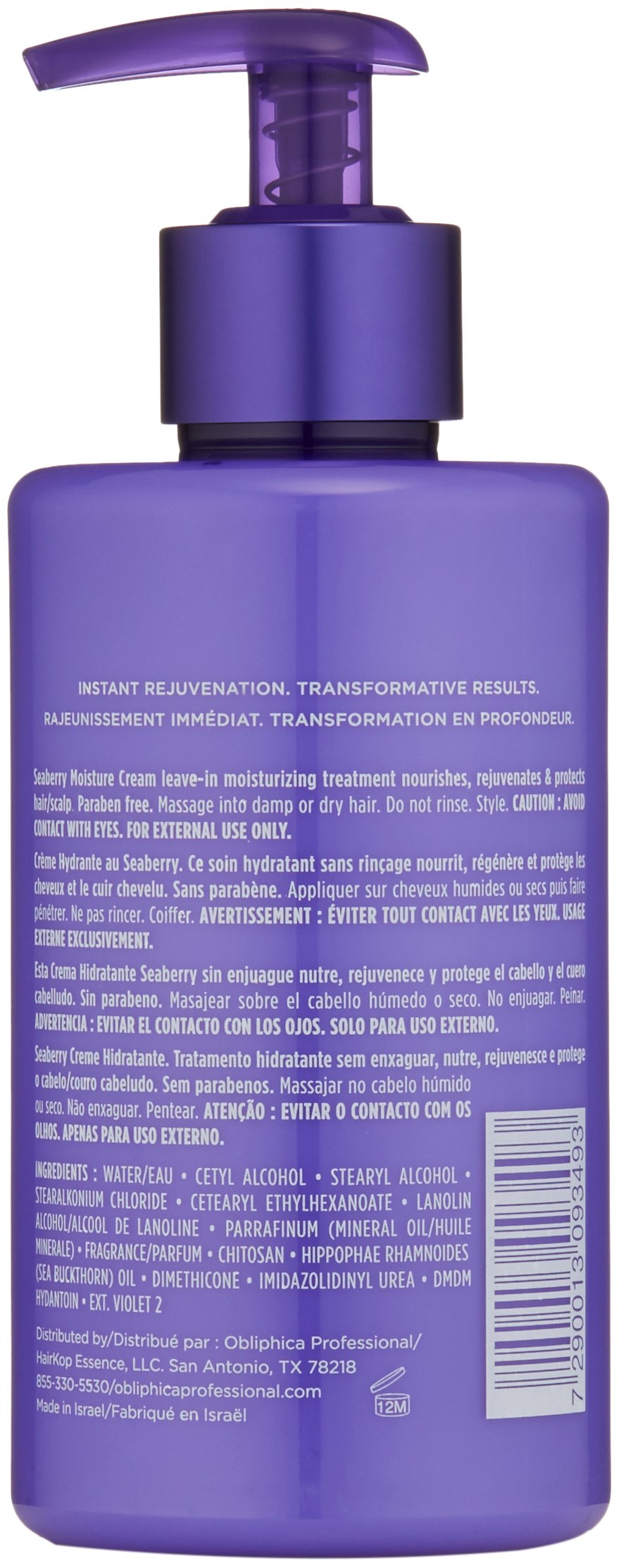 Leave In Moisture and Styling Cream 10 Fl Oz Y6641