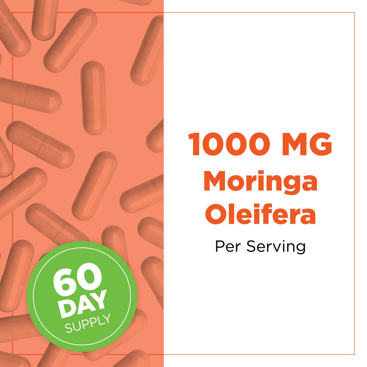 Organic Moringa Capsules 1000mg O542