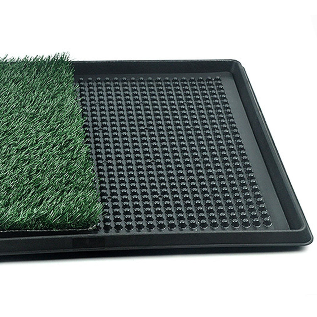 Dog Grass Pad with Tray, 25 x 20 inch F616380