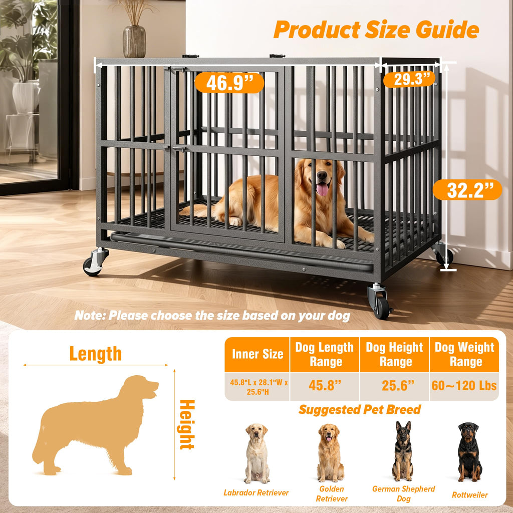 48 Inch Heavy Duty Dog Crate J894016