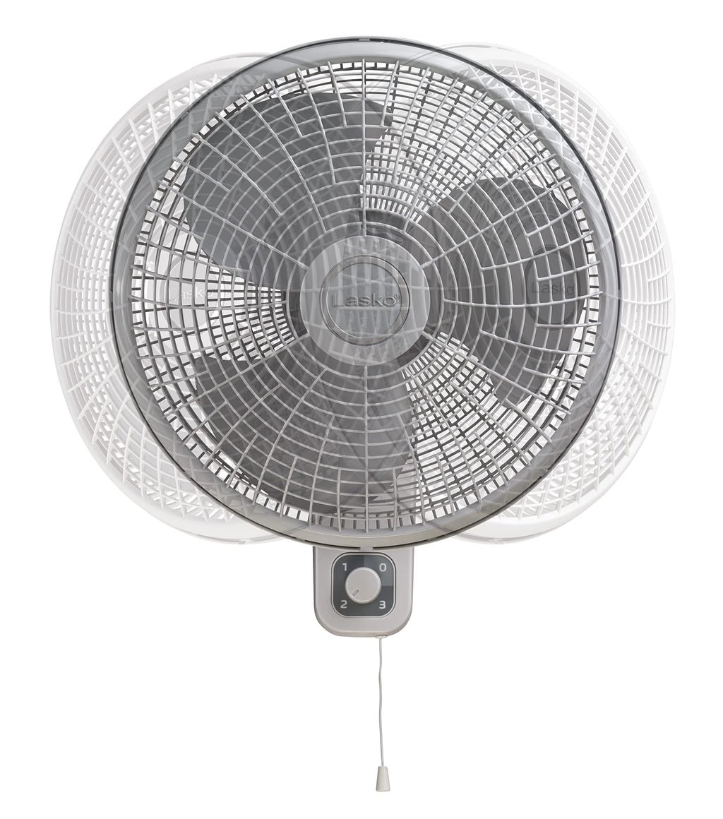 16" 3-Speed Oscillating Wall Mount Fan W7683