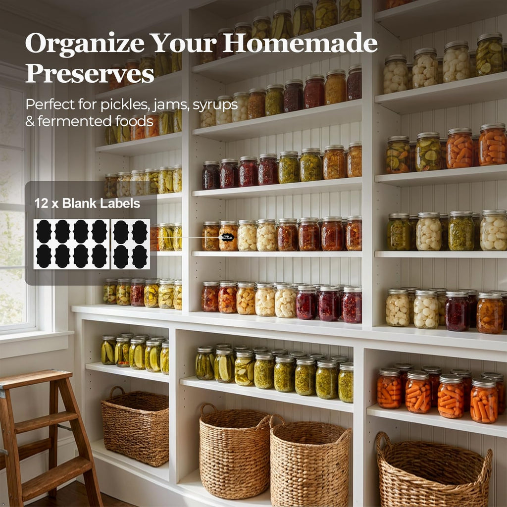 16 oz Regular Mouth Mason Jars 12 Pack Z427356