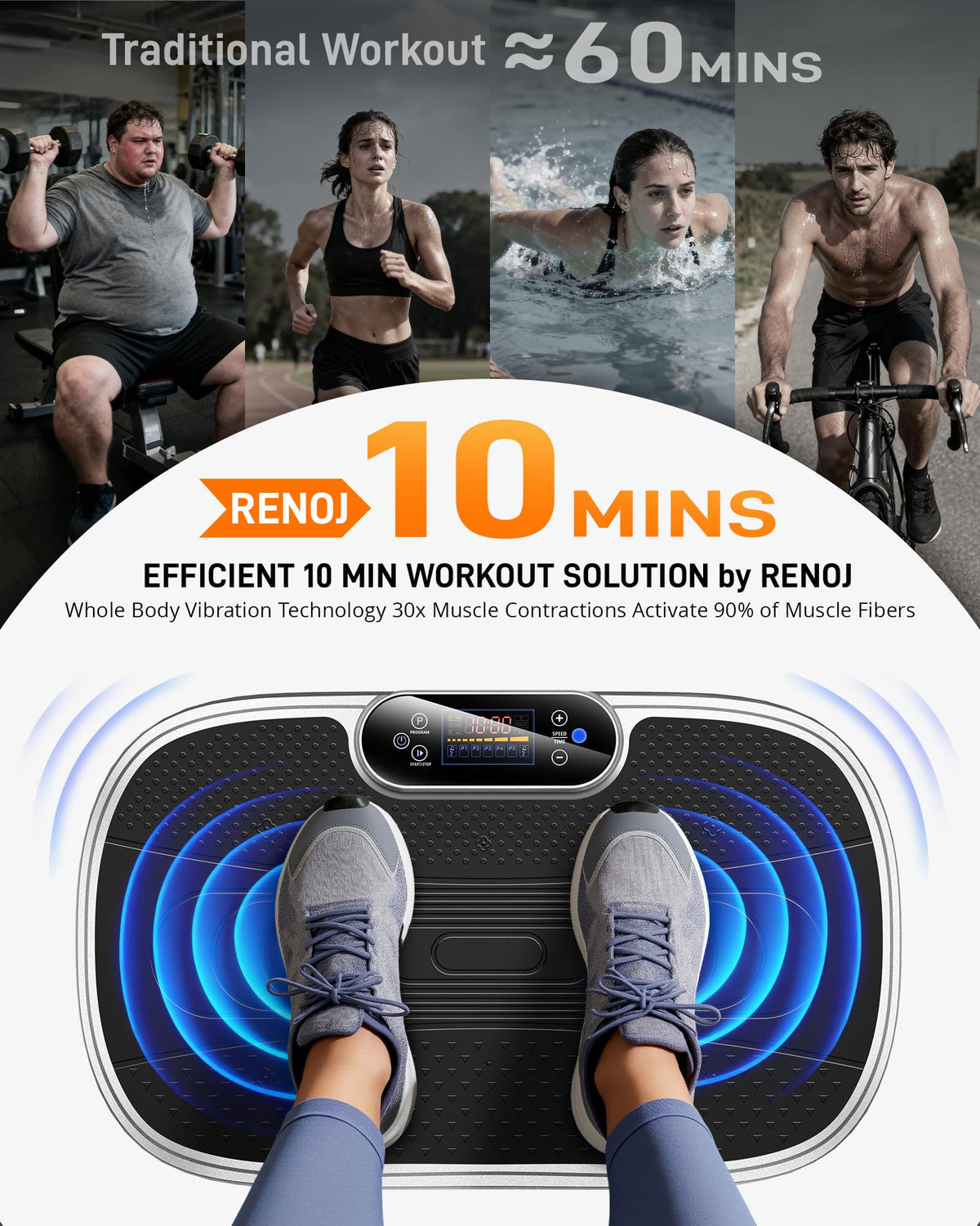 Vibration Plate Exercise Machine N322