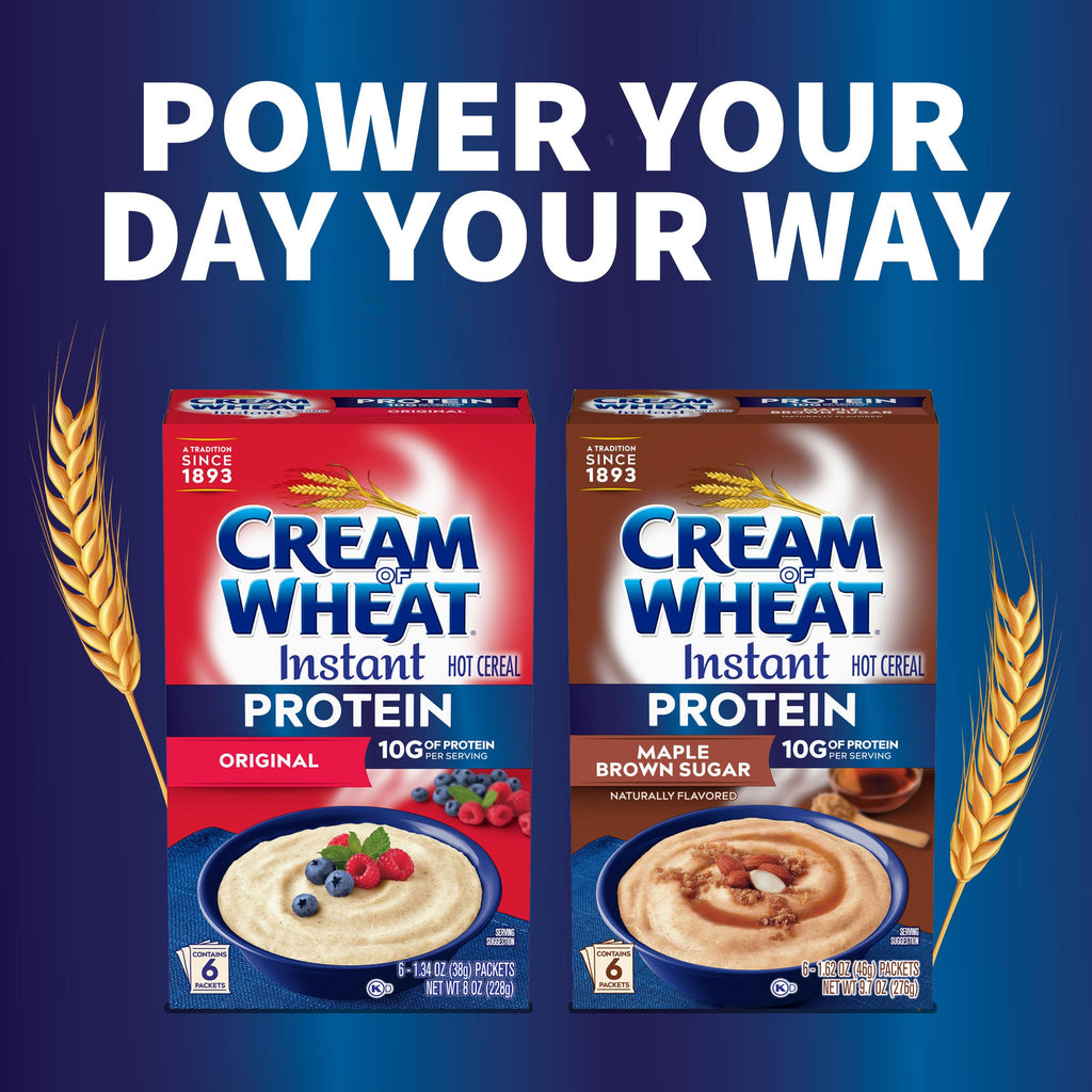 Instant High Protein Hot Cereal, Maple Brown Sugar, 12 Packets G39404