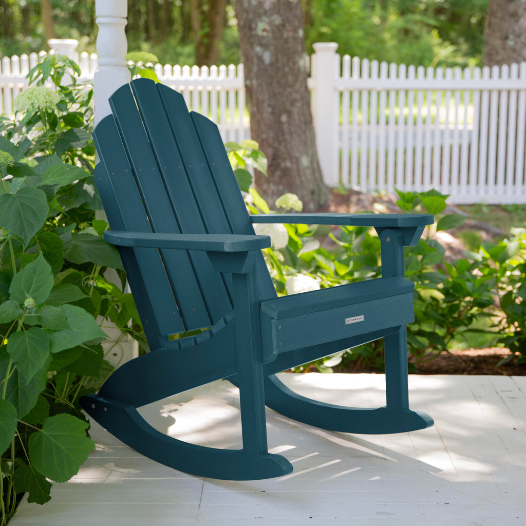 Nantucket Blue Rocking Chair Q235