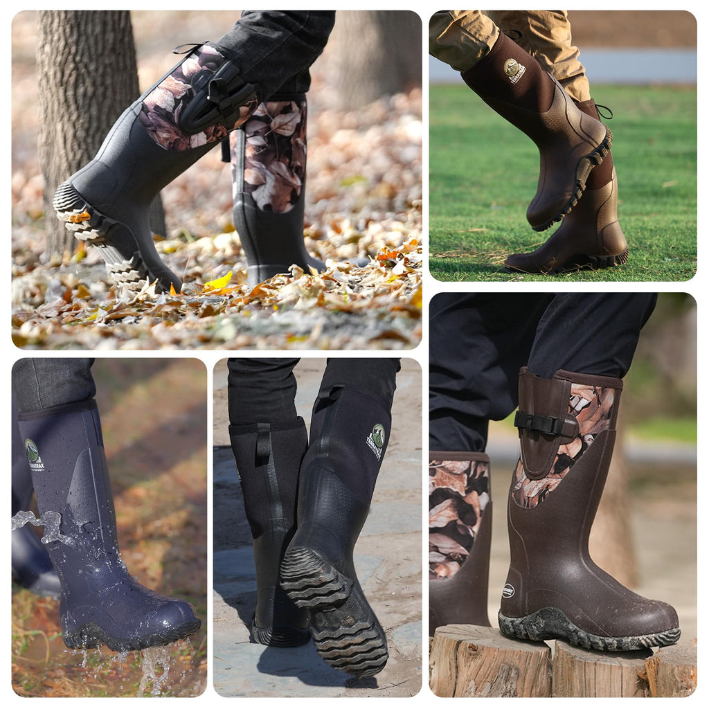 Men's Waterproof 6mm Neoprene Rubber Boots E887111