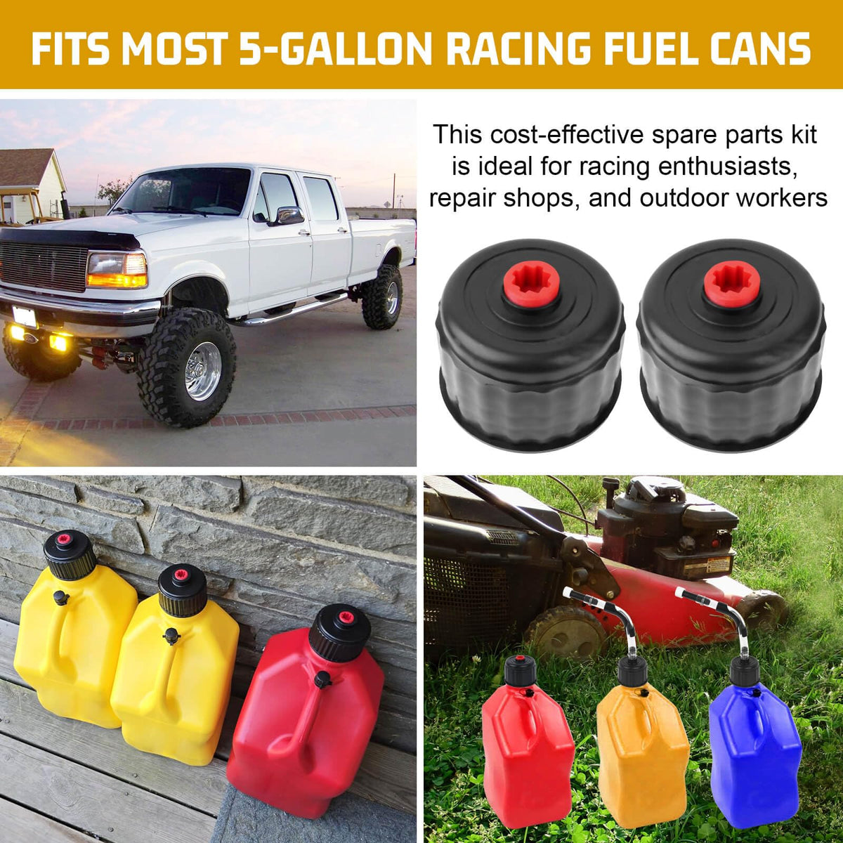 Gas Jug Cap 2 Pcs V80818