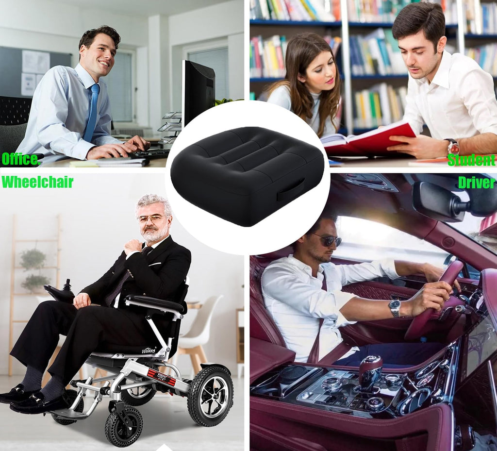Black Inflatable Booster Seat Cushion B918463