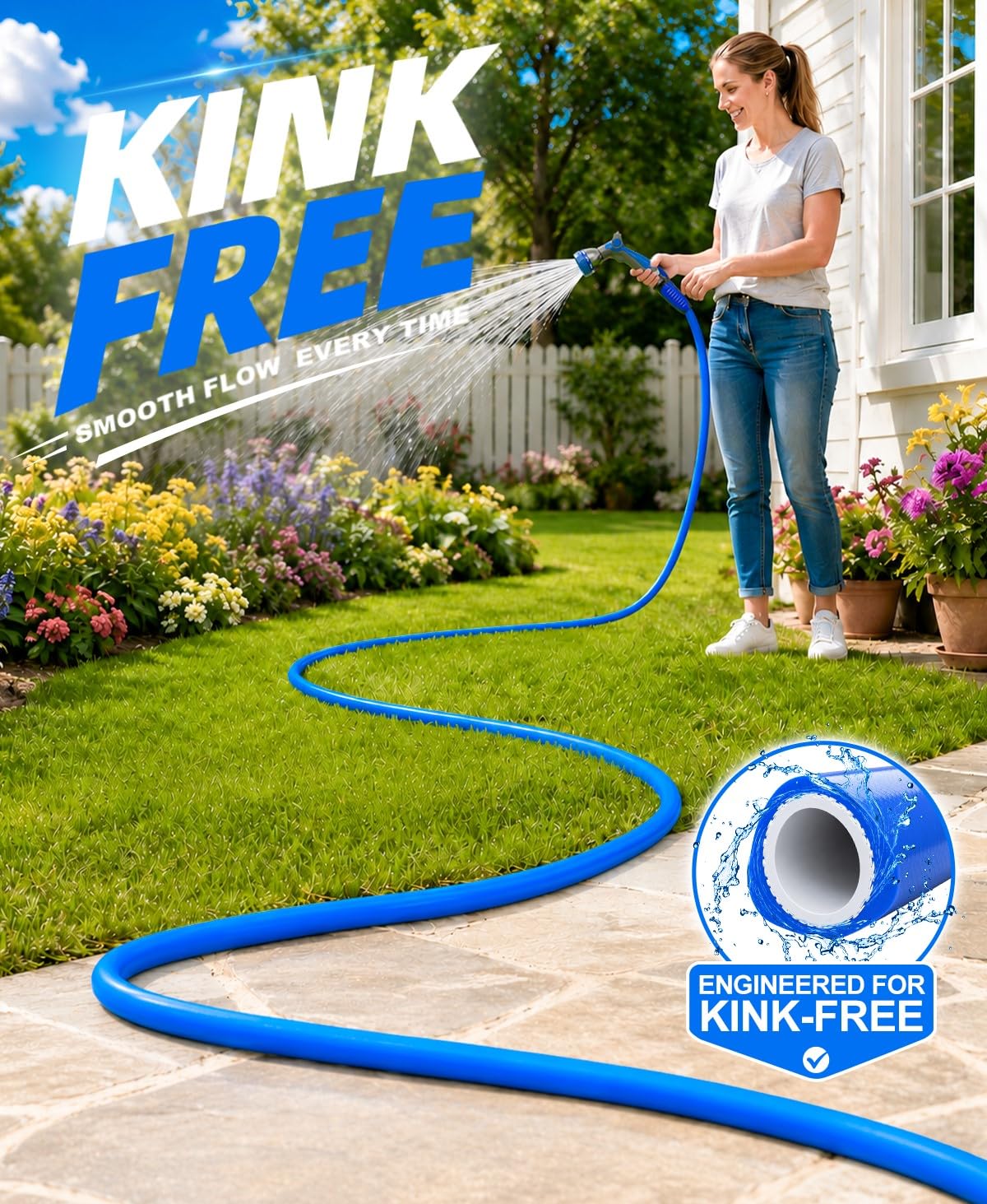Garden Water Hose 100 ft x 5/8" M96745
