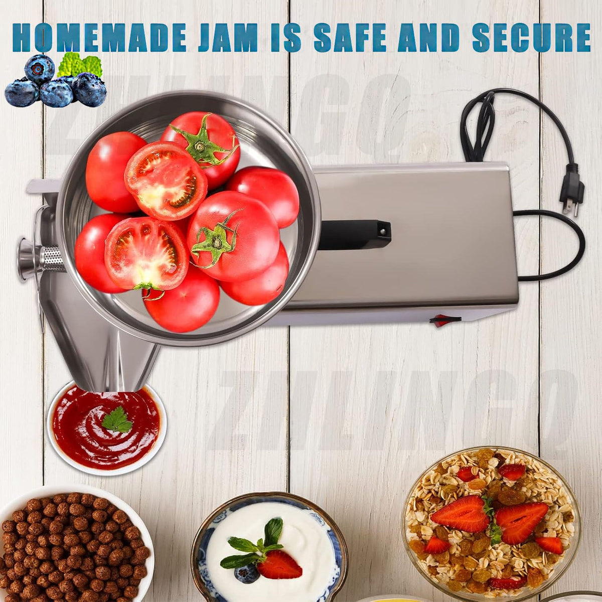 Commercial Electric Stainless Steel Tomato Strainer 150kg/h L936170
