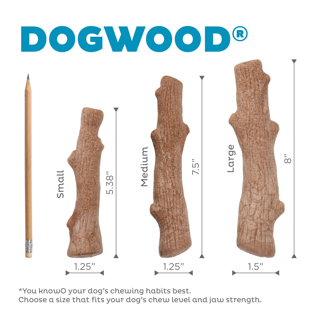 Dogwood Calming Stick Dog Chew Toy, Medium, 7.5", 2-Pack L502744