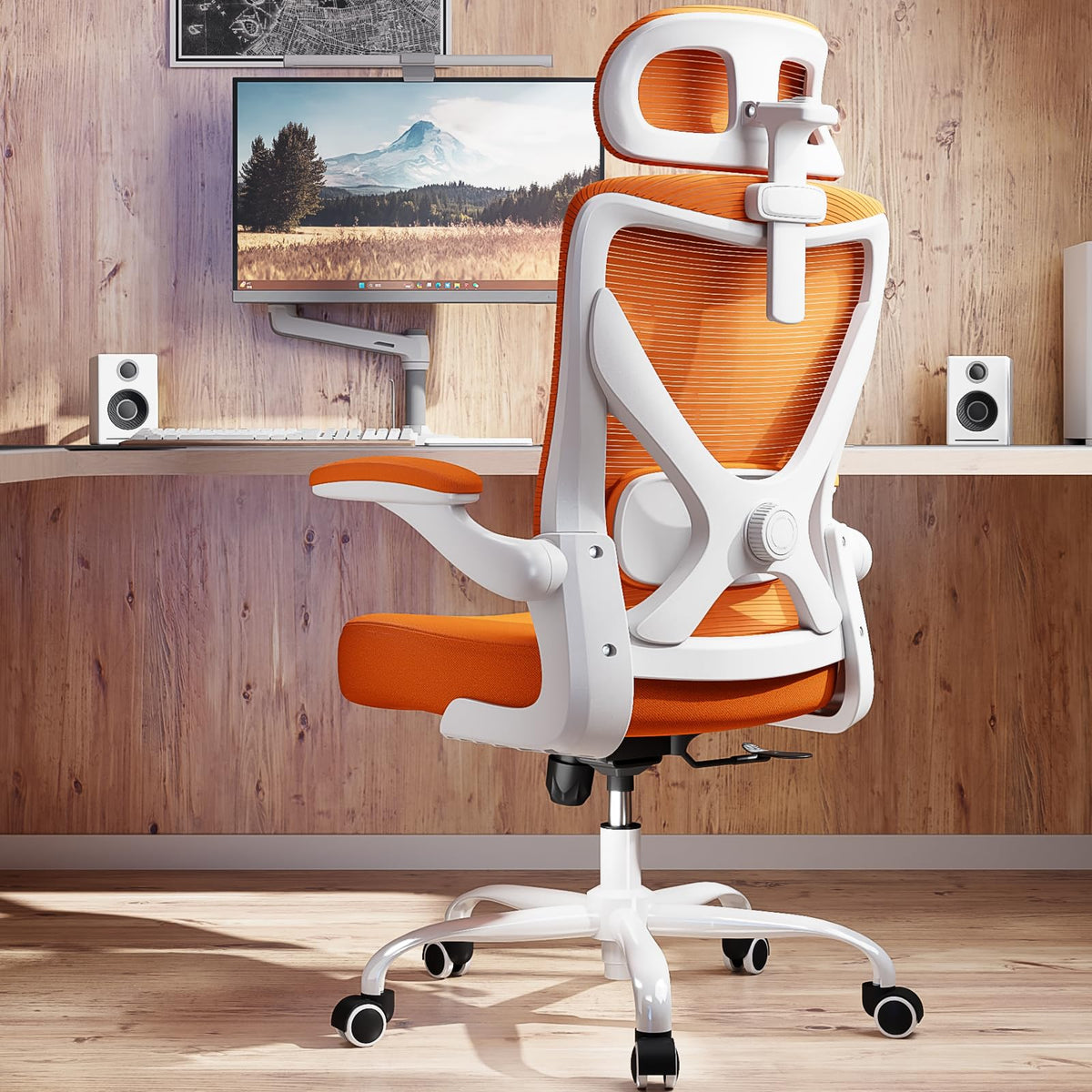 Ergonomic Mesh Office Chair with Headrest I38340