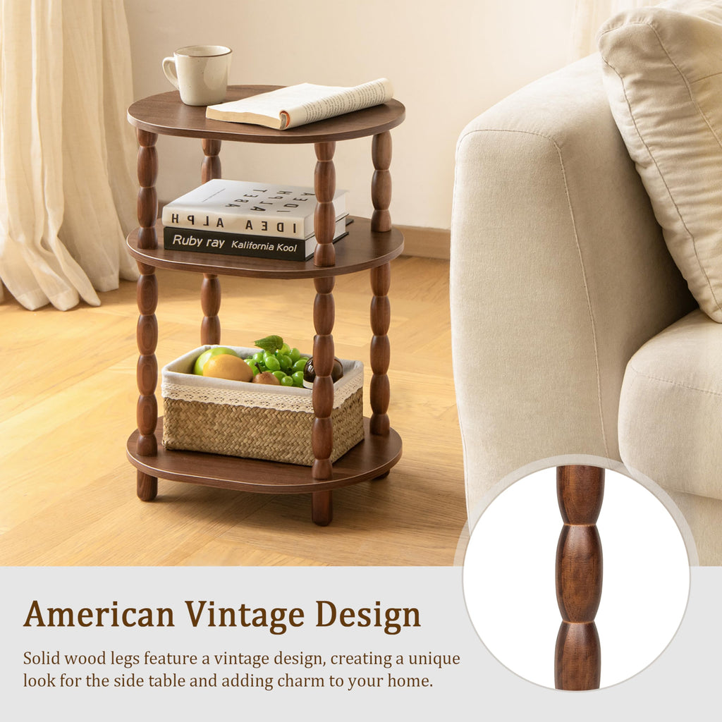 3-Tier Oval Side Table S479303