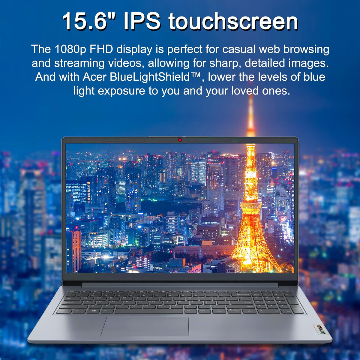 15.6" Touch Laptop Intel Core i3 8GB RAM 256GB SSD Windows 11 N1709